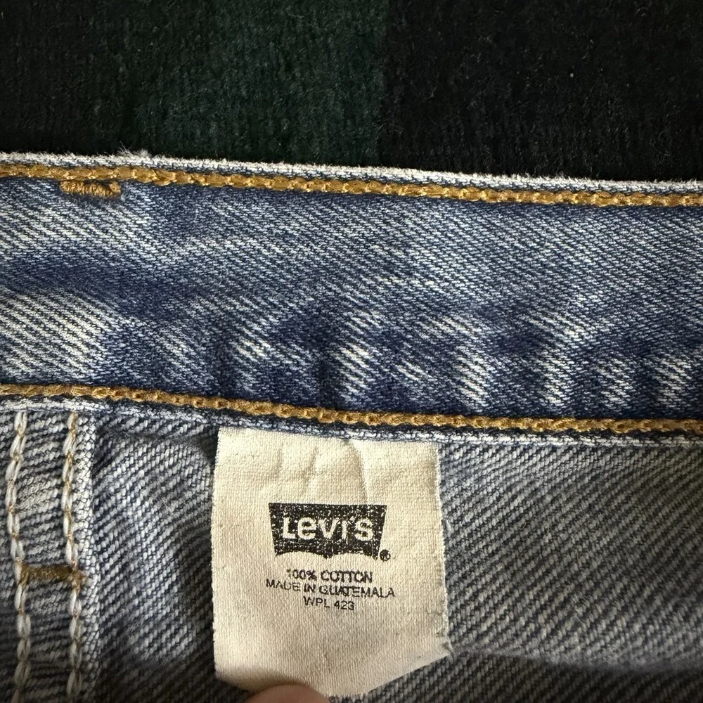 Vintage 90s Levi's 501XX Jeans Sz 32x32 Blue Straight Leg Button Fly Grunge